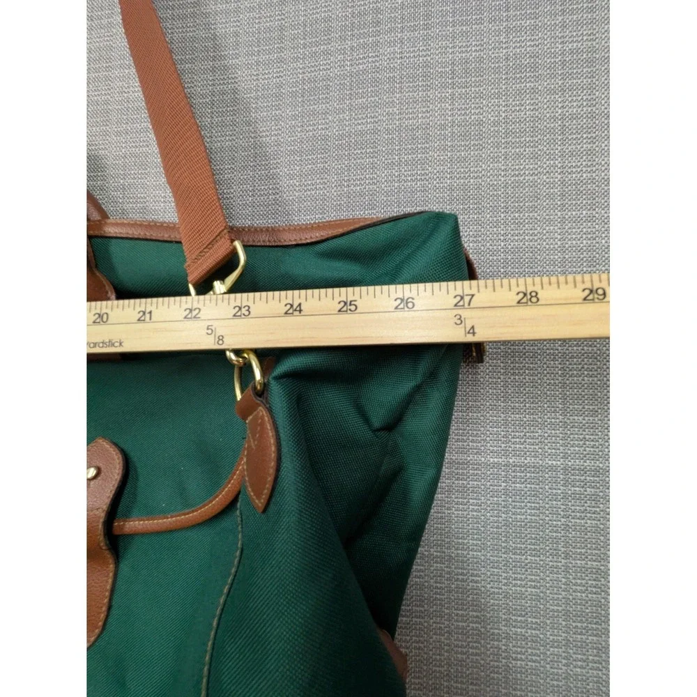 Ralph Lauren 28in Canvas Duffle Bag Soft Case Travel Carry On Green Men Luggage